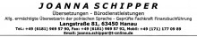 Büroservice Joanna Schipper